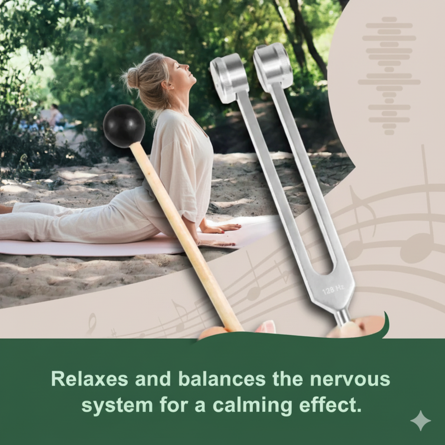 Serenique Essence™ | 128Hz Healing Fork Instrument